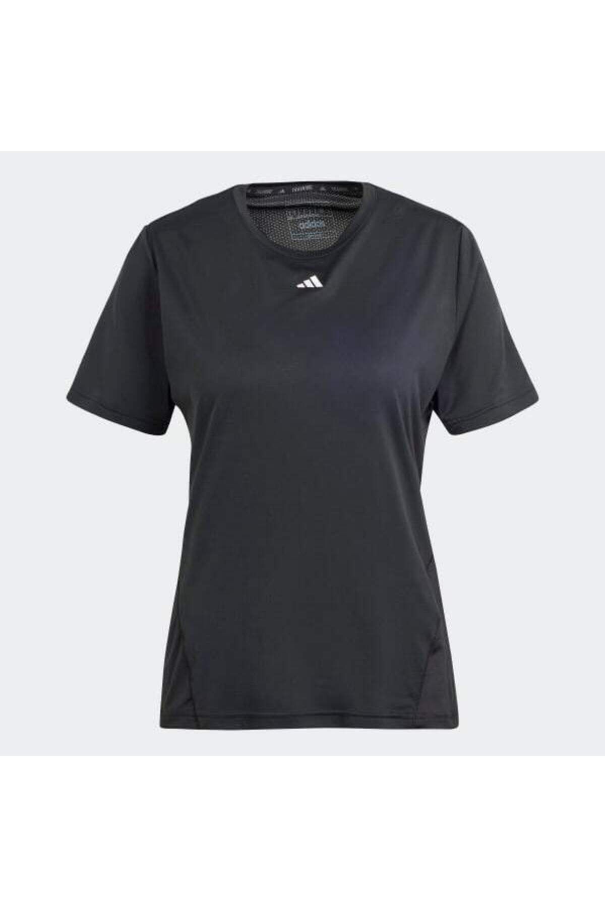 Kadın Spor T-Shirts WTR D4T T IQ2654 Black - XS