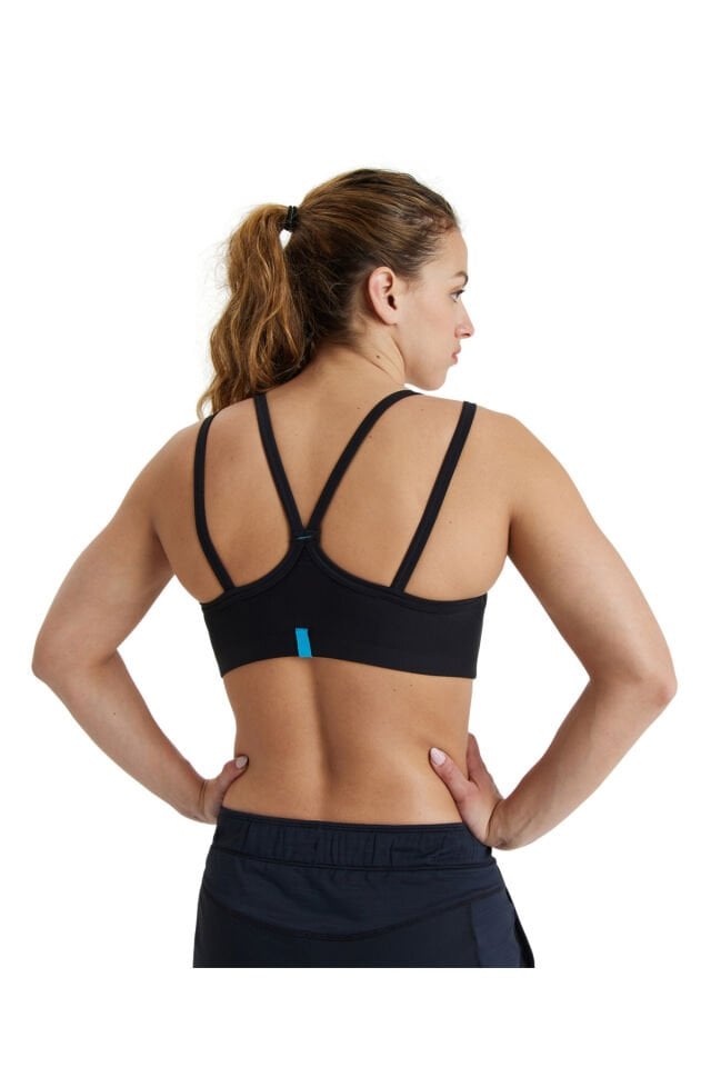 WOMEN'S BRA TOP SOLID KADIN MAYO ÜSTÜ Si̇yah - M