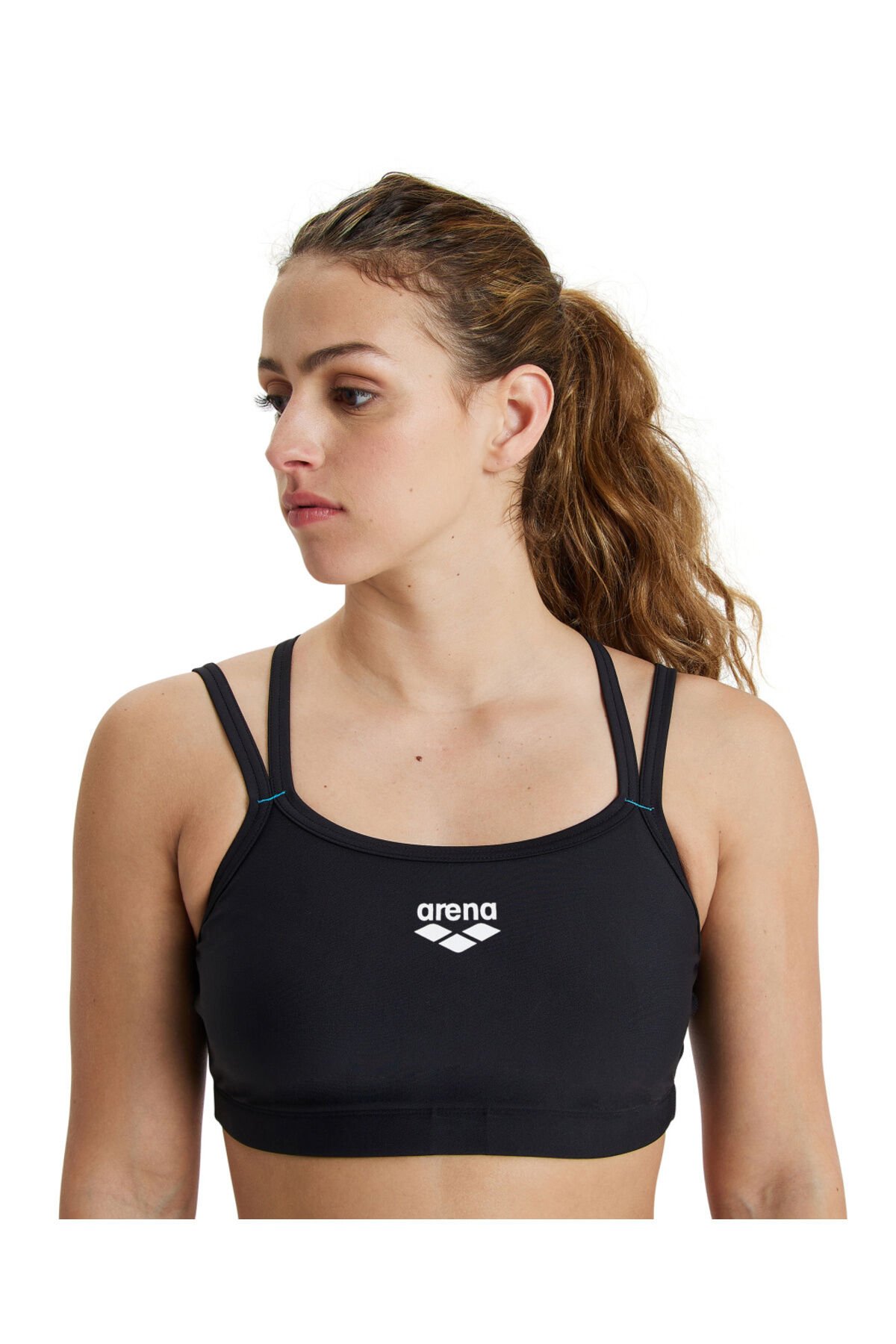 WOMEN'S BRA TOP SOLID KADIN MAYO ÜSTÜ Si̇yah - M
