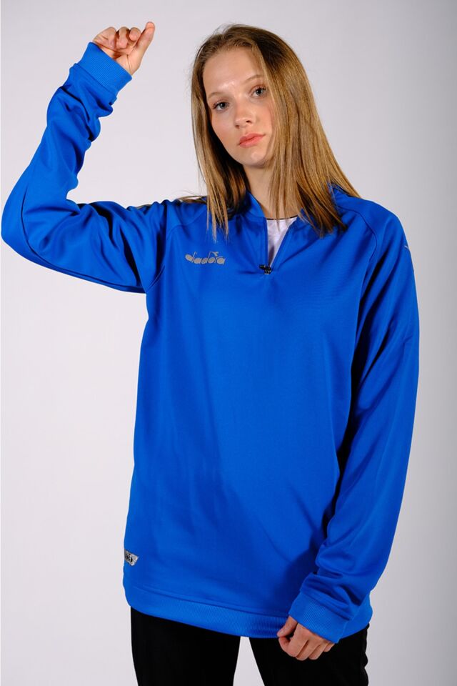 Nacce 22 - Erkek Mavi Yarım Fermuarlı Eşofman Takımı - Nacce22-ant