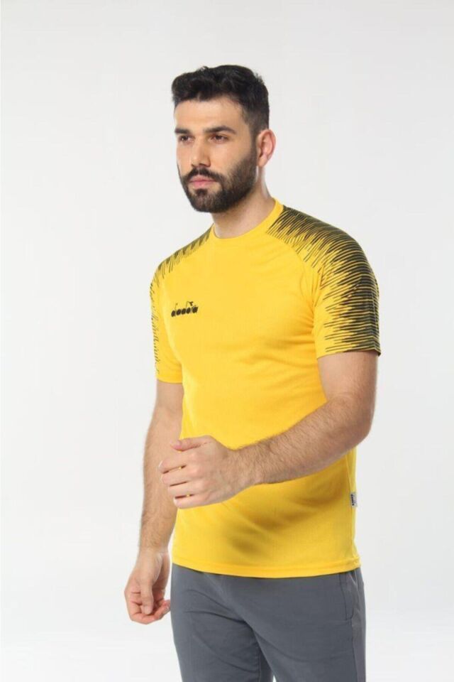 Ritim Antrenman T-shirt Beyaz Sari - 2XL