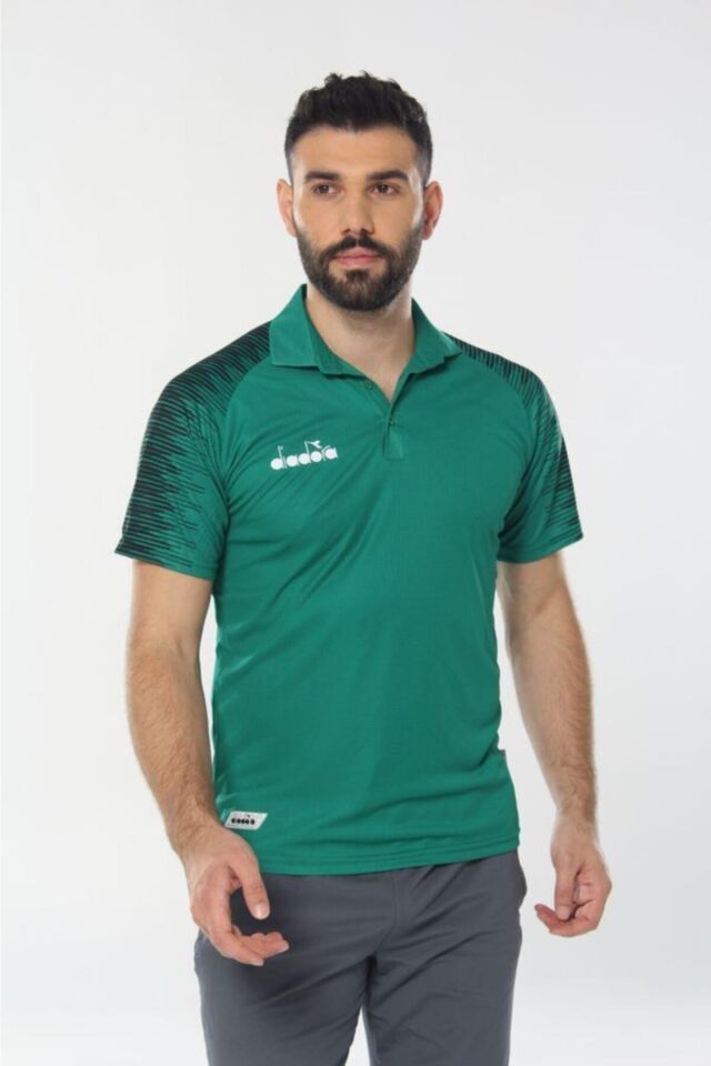 Unisex Beyaz Ritim Kamp Polo T-shirt Yeşi̇l - 2XL
