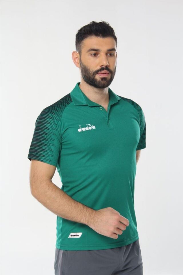 Unisex Beyaz Ritim Kamp Polo T-shirt Yeşi̇l - 2XL