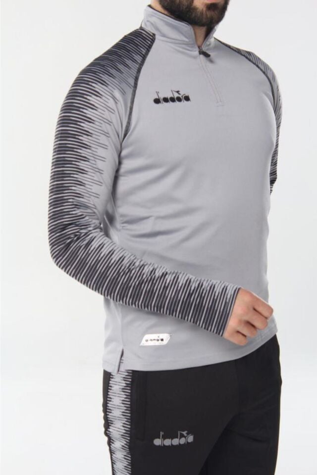 Unisex Gri Ritim Antrenman Eşofman Gri̇ - 2XL