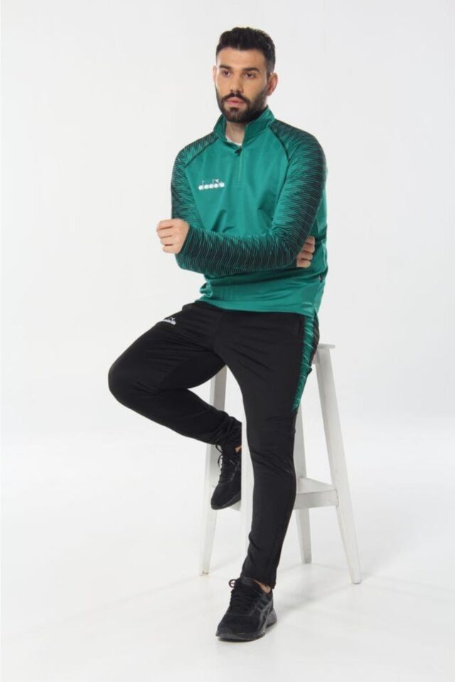 Unisex Gri Ritim Antrenman Eşofman Yeşi̇l - 3XL