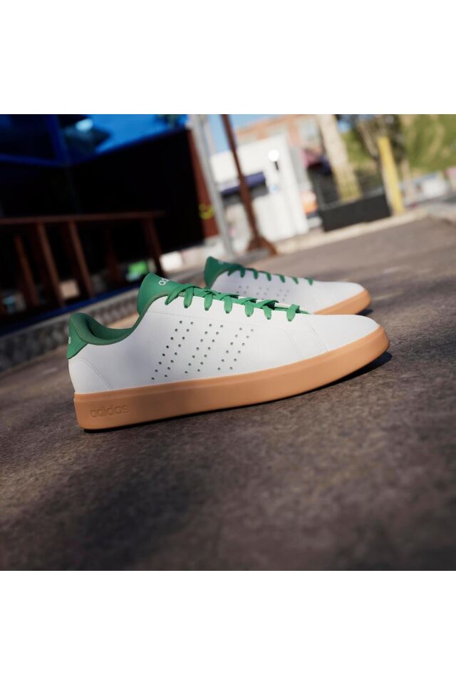Advantage 2.0 Beyaz Erkek Tenis Ayakkabısı Ig9172 Core White / Preloved Green / - 41 1/3