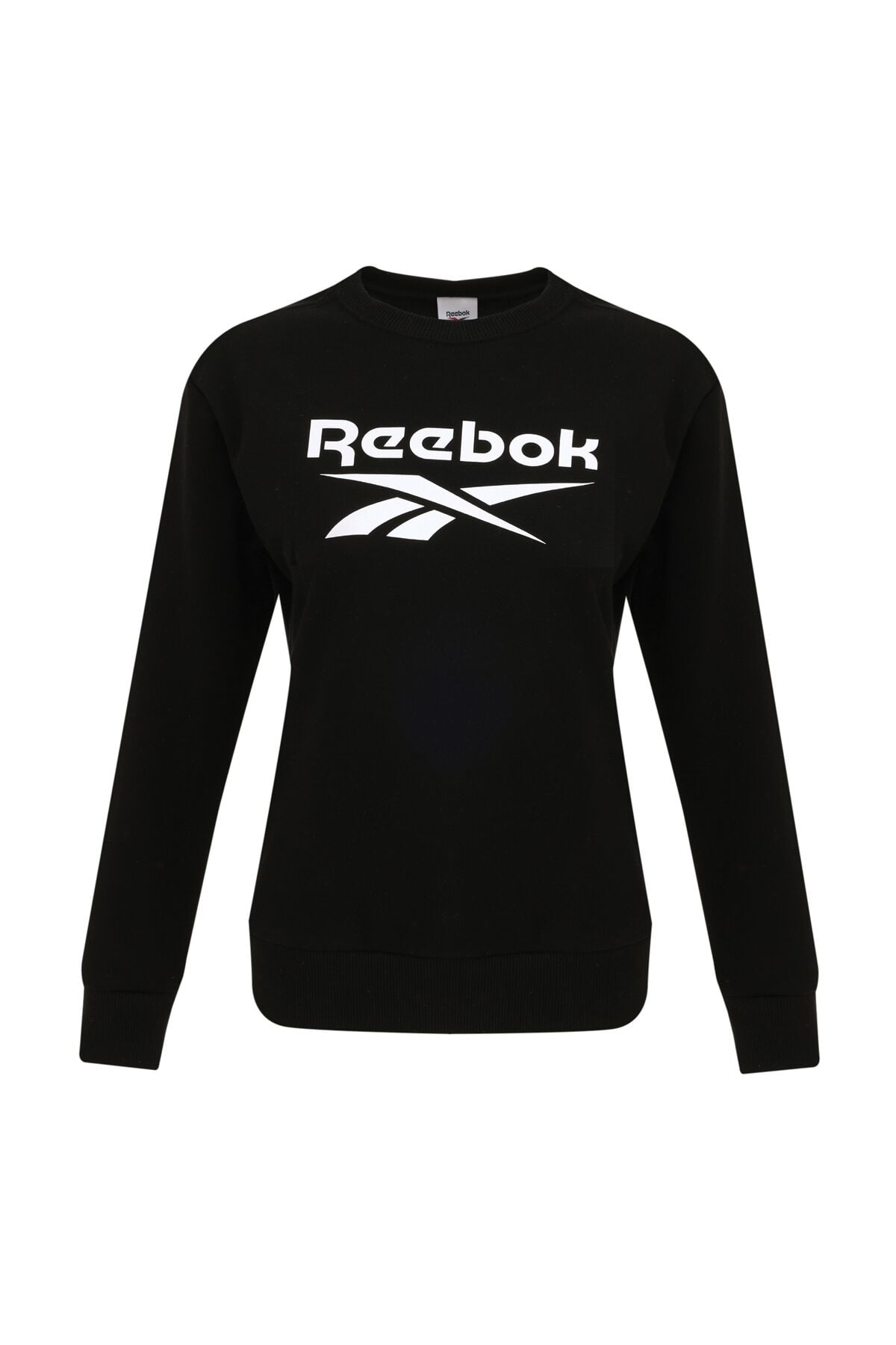 RI BL Fleece Crew Siyah Kadın Sweatshirt Siyah - M