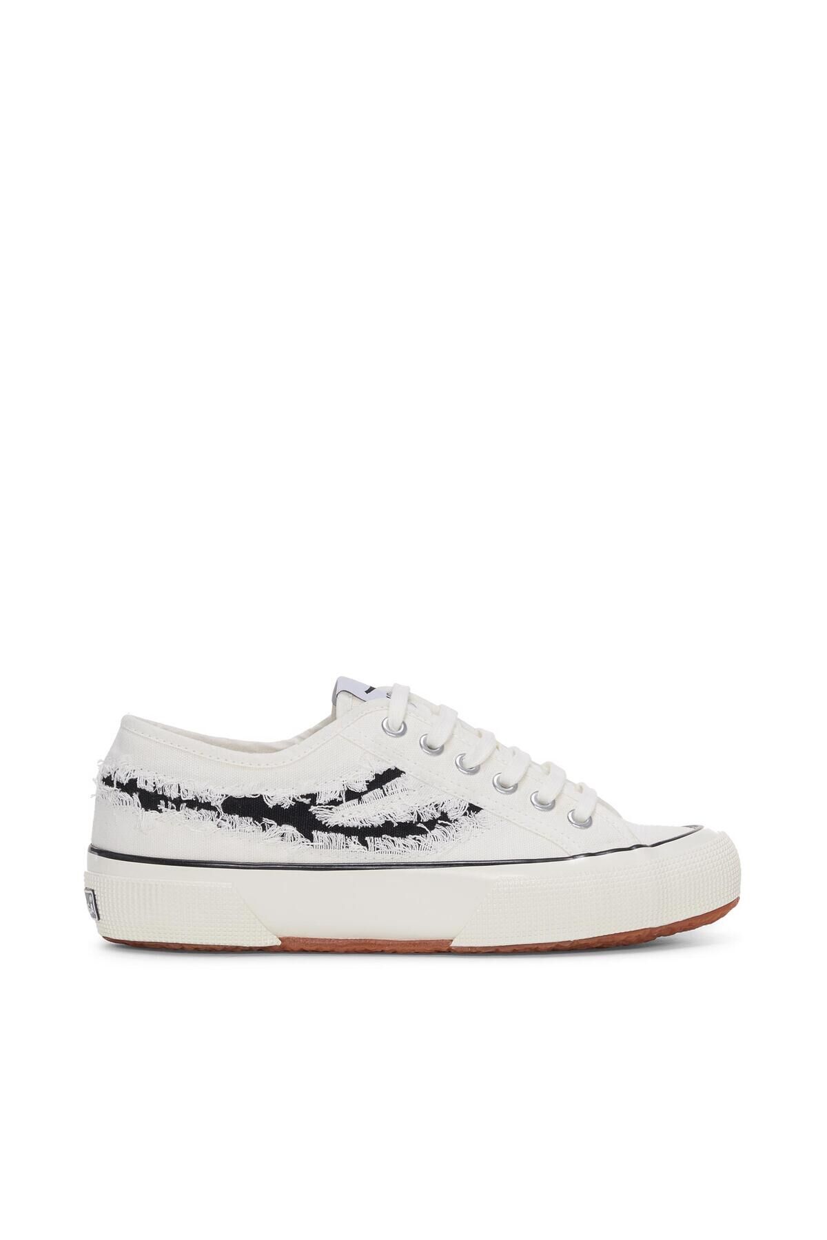 2750 Og Ripped Swallow Tail Kadın Beyaz Bileksiz Sneaker Beyaz-222 - 45