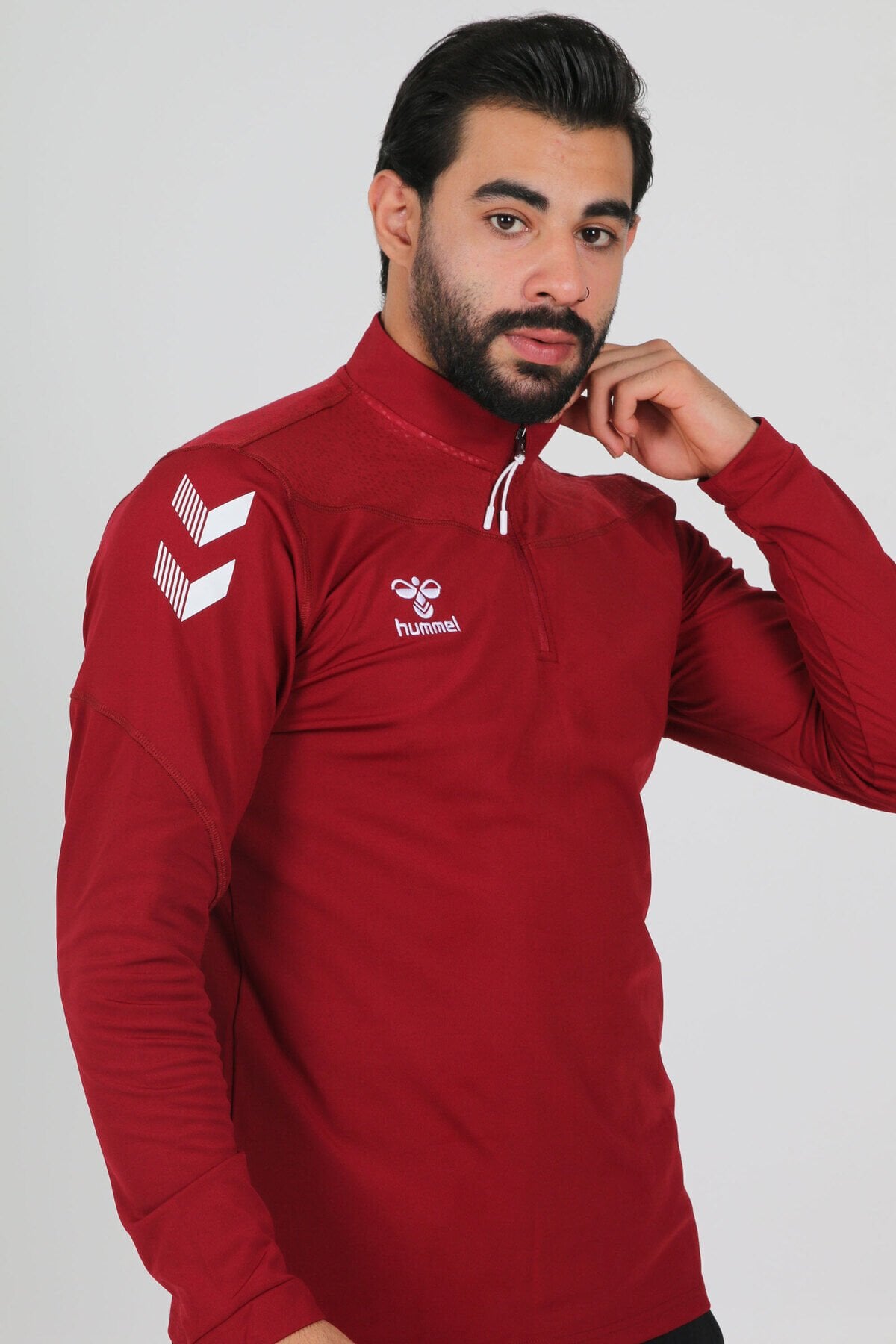Oregon Antrenman Eşofman Üstü Bordo Bordo - 3XL