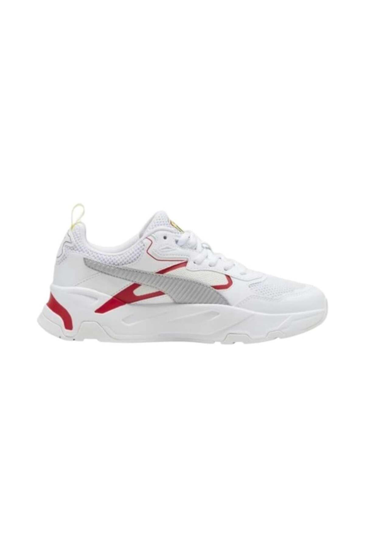 Ferrari Trinity 307950-04 Beyaz Günlük Sneaker Kırmızı - 43