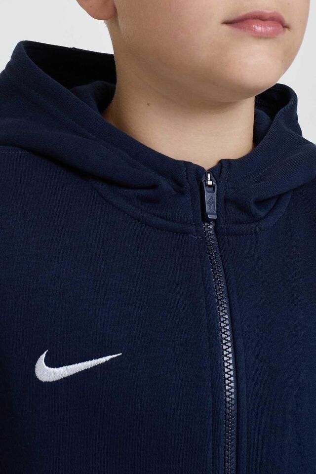 Park 20 Fleece Full Zip Çocuk Sweat Shirt Cw6891-451 Lacivert - S