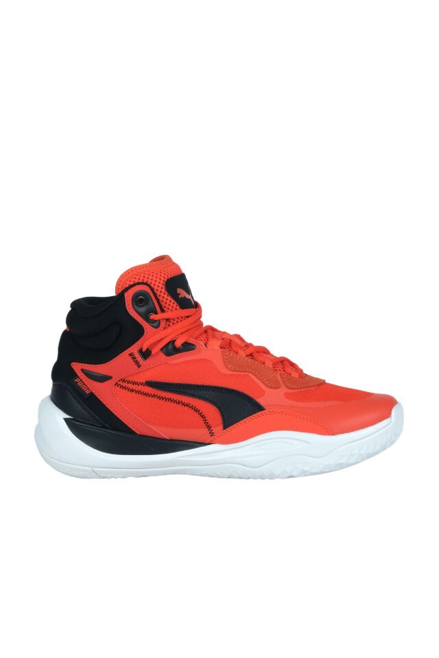 Playmaker Pro Mid Erkek Kırmızı Basketbol Ayakkabısı (377902-12) Kırmızı - 40,5