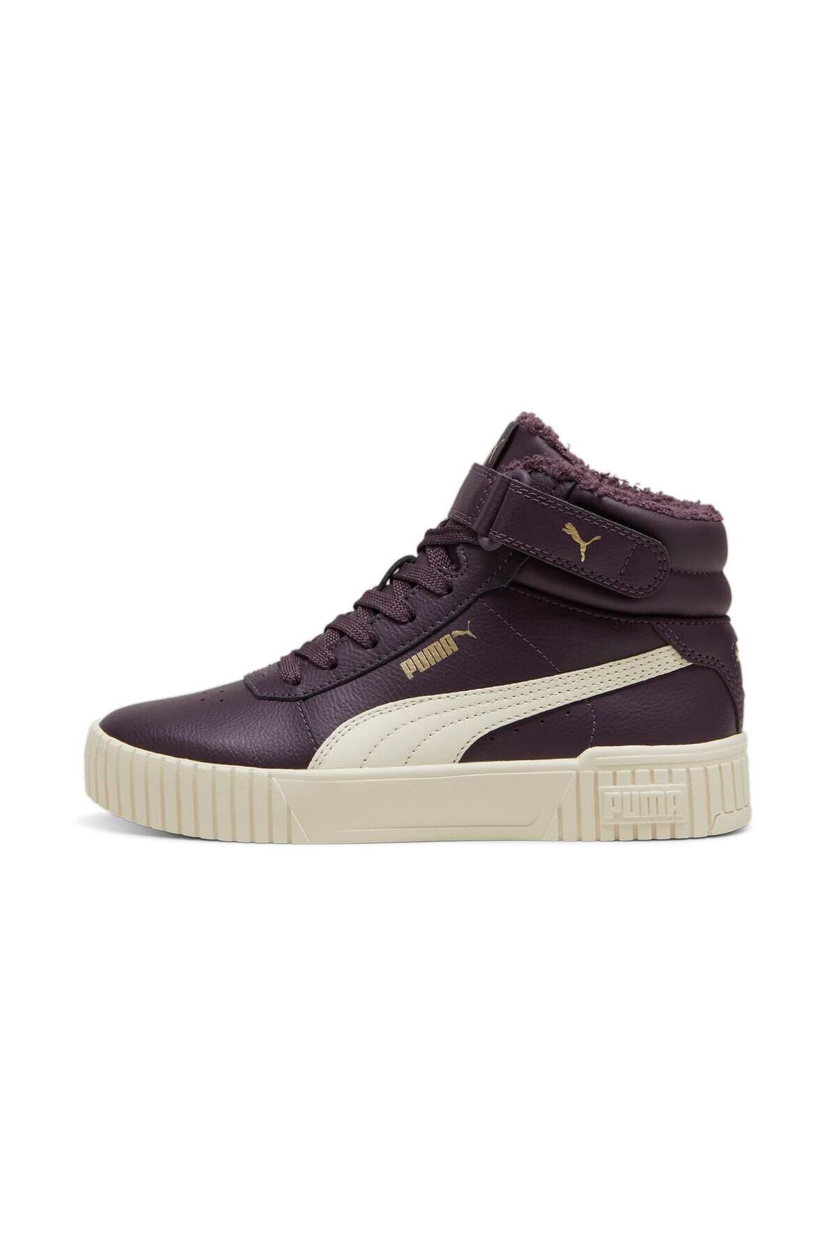 CARINA 2.0 MID WINTER Genç Ayakkabısı Midnight Plum-Alpine Snow-Puma - 38