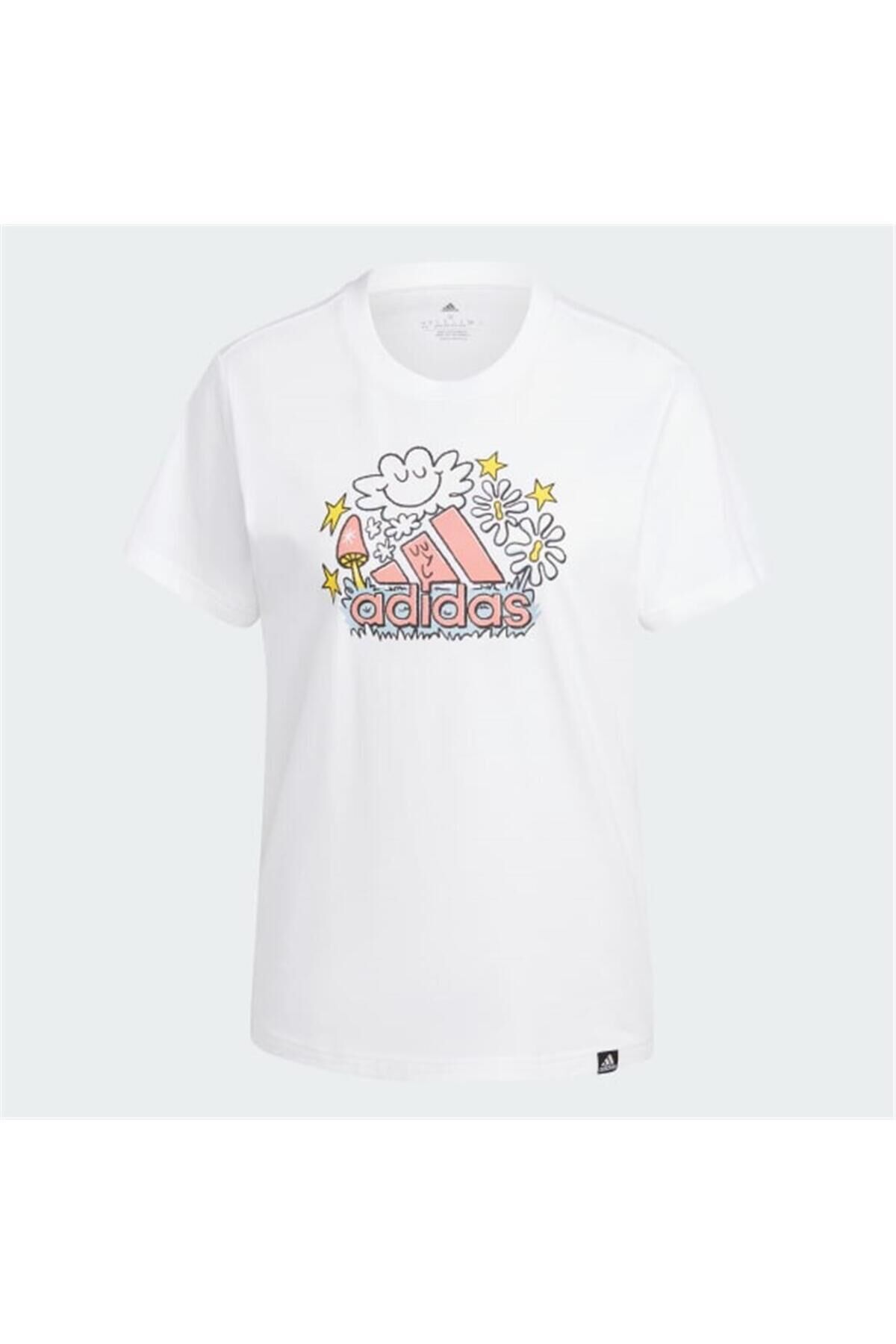 DOODLE FILL T Tişört White - M