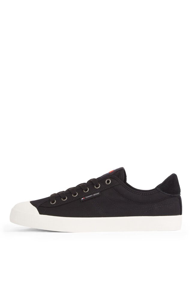 Siyah Erkek Sneaker TJM VULCANIZED BUMPER CANVAS Siyah - 42