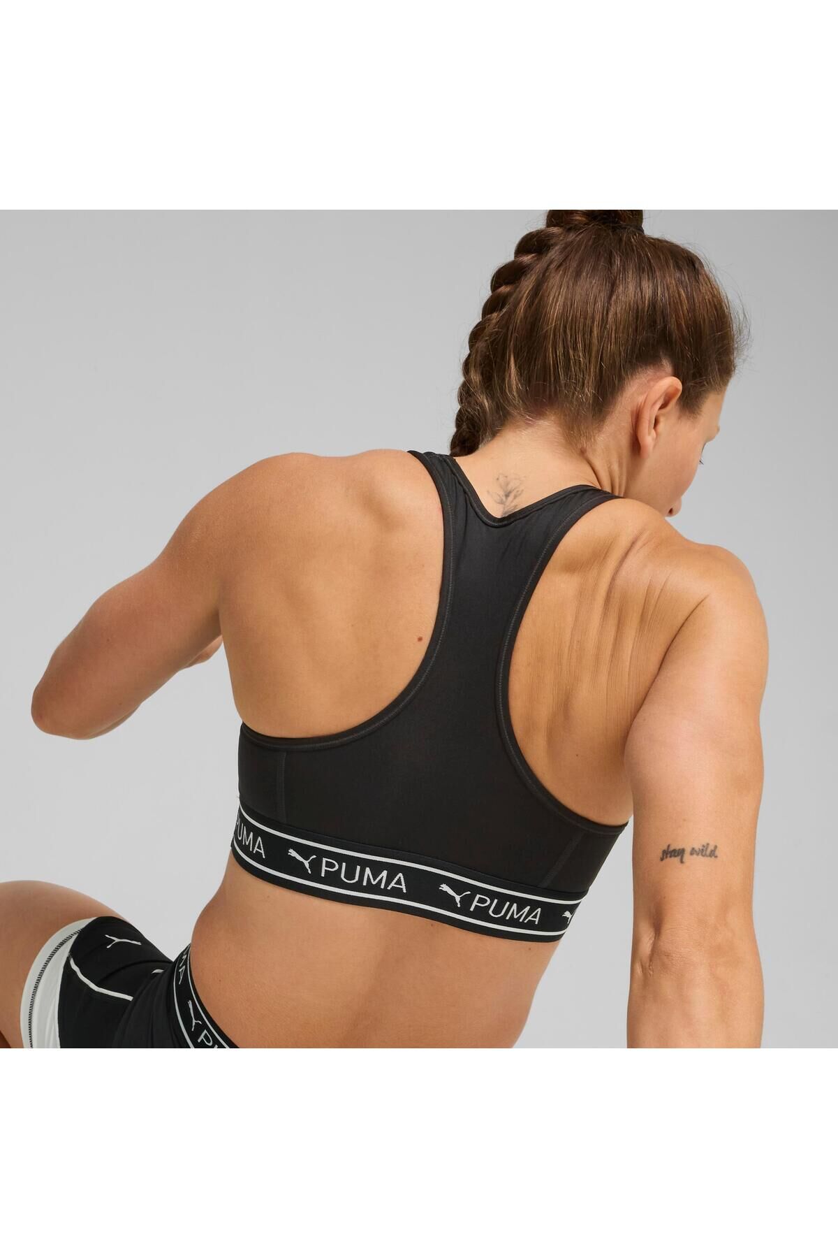 4KEEPS ELASTIC BRA - P PUMA Black-2024 v Siyahh - M