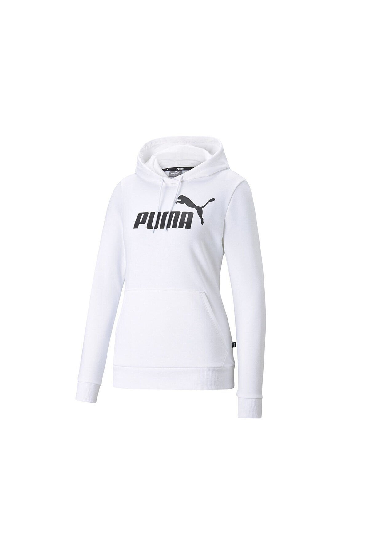 ESS Logo Hoodie TR58679102 Beyaz&Siyah - XS