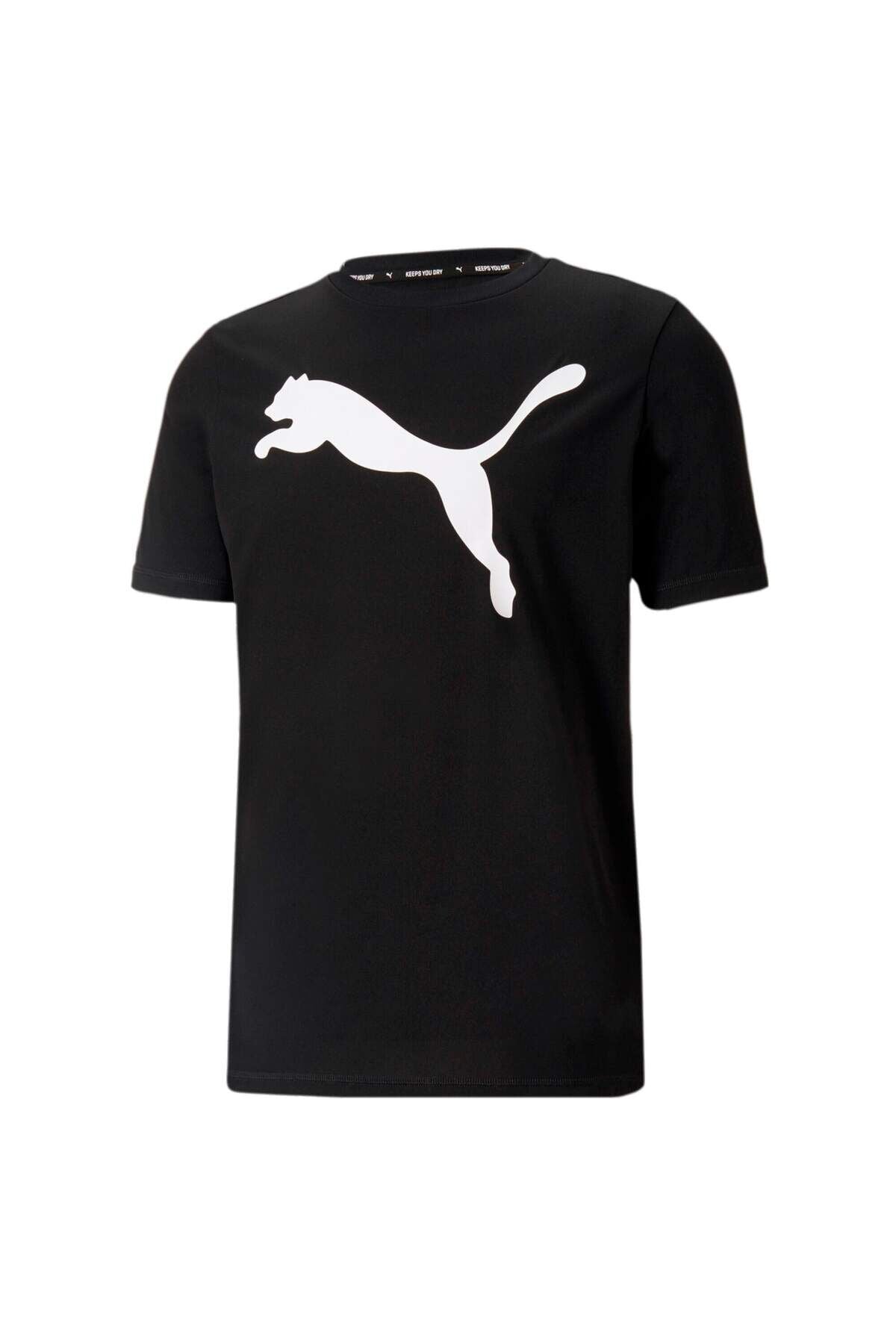 Active Logo Erkek Tişört Puma Black - M