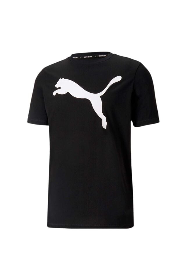 Active Logo Erkek Tişört Puma Black - M