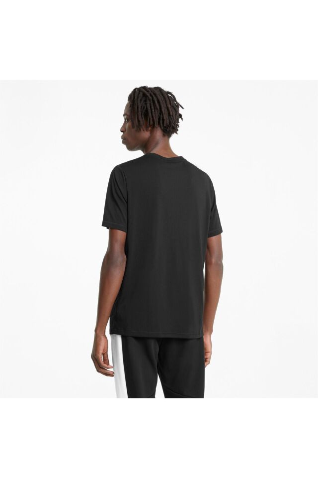 Active Logo Erkek Tişört Puma Black - L