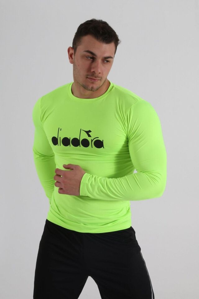 Soloben Uzun Kollu Içlik Neon Yeşil