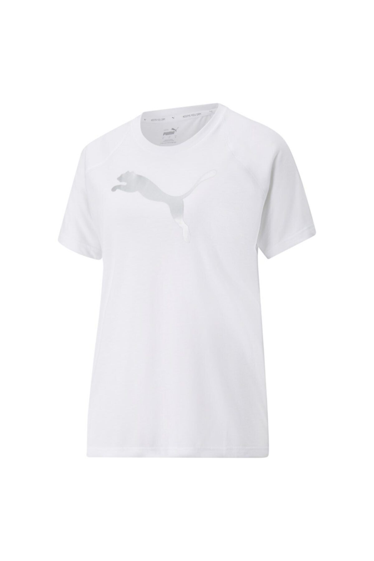 Evostripe Tee Kadın Beyaz Günlük T-Shirt - 847070-02 Beyaz - S