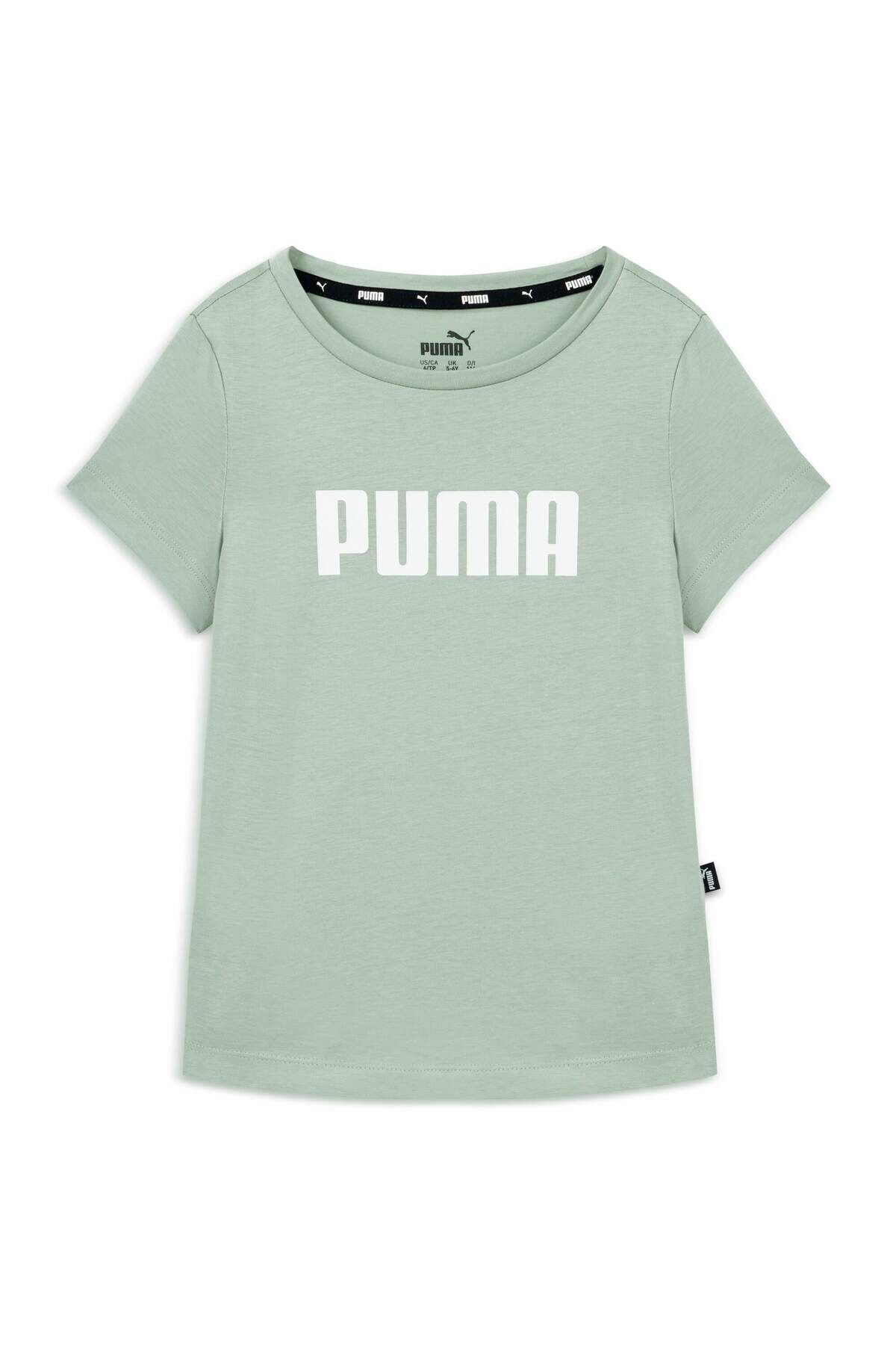 ESSENTIALS Youth T-shirt Green Fog - 7-8 Yaş