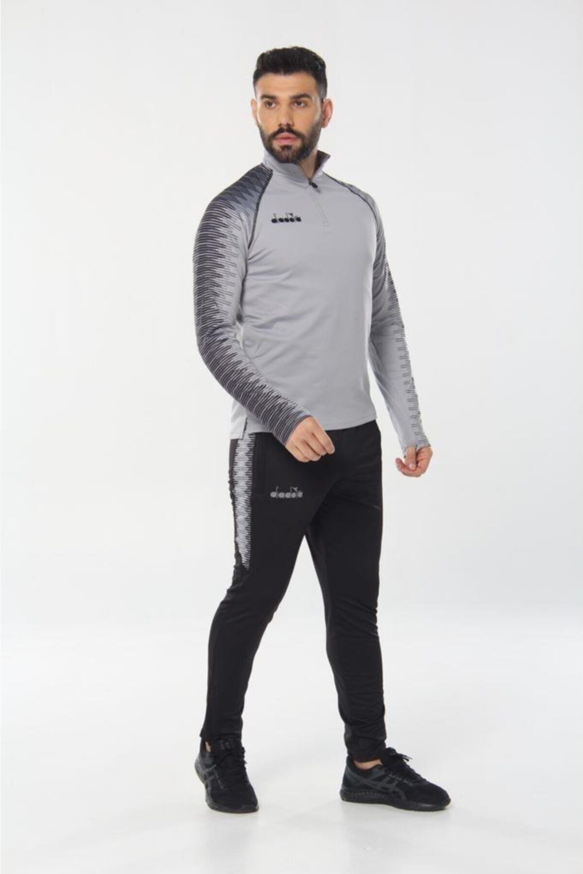 Unisex Gri Ritim Antrenman Eşofman