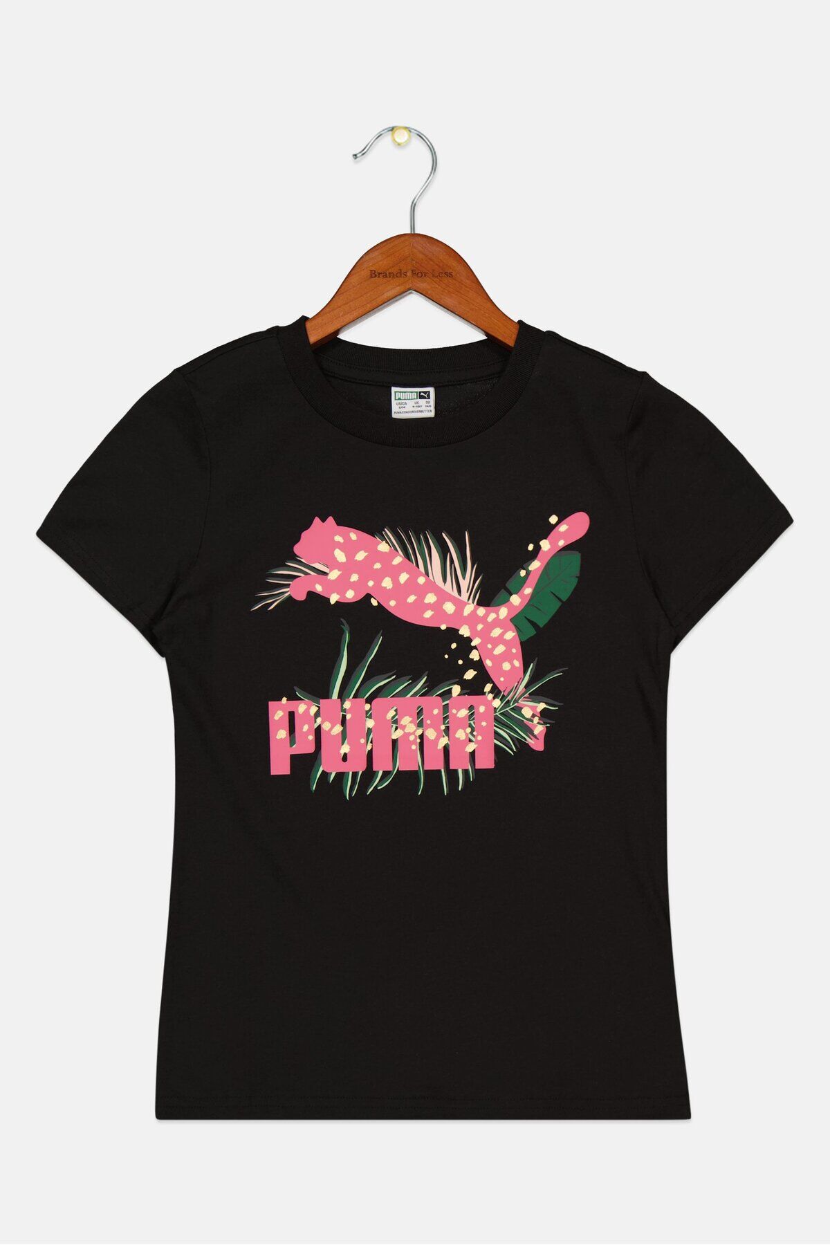 Çocuk Kız Spor Giyim Fit Antrenman Üstü, Siyah Kombin