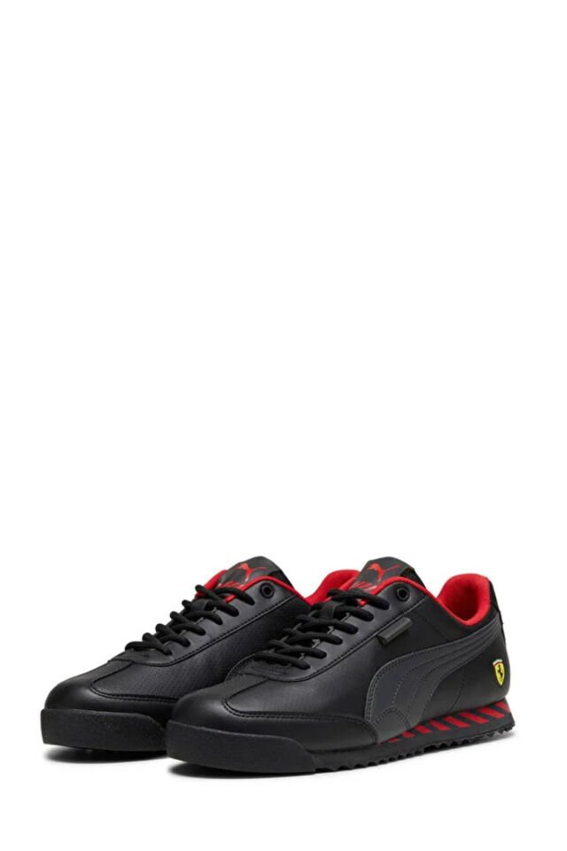 Ferrari Roma Via Siyah Erkek Sneaker SİYAH
