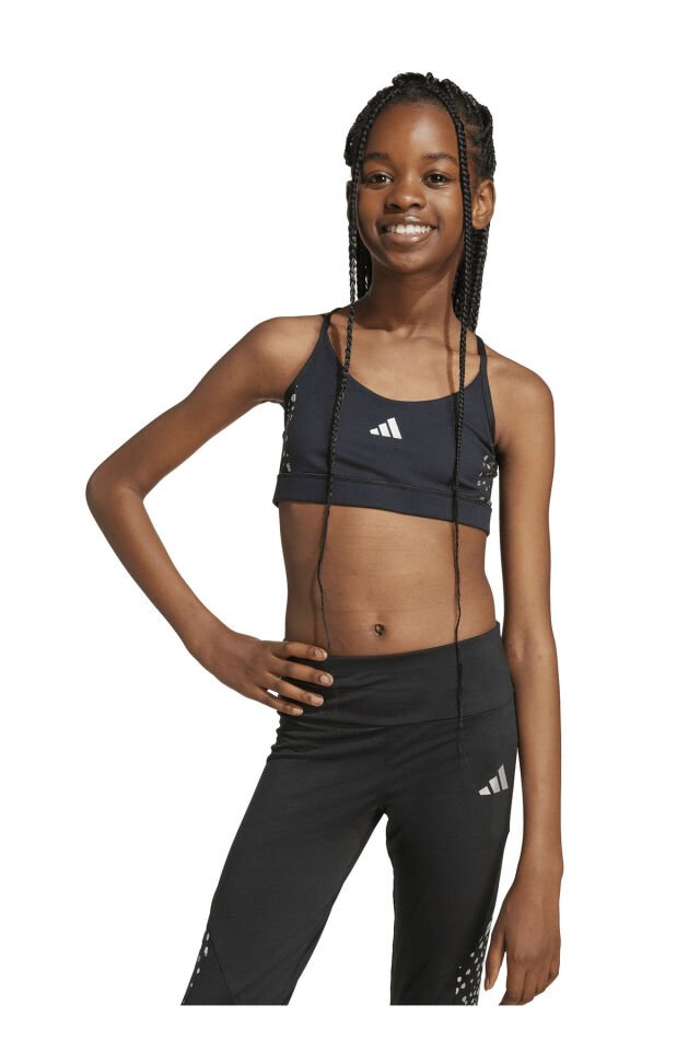 Düz Siyah Kız Çocuk Sporcu Büstiyer JM5944 JG TR-ES GL BRA