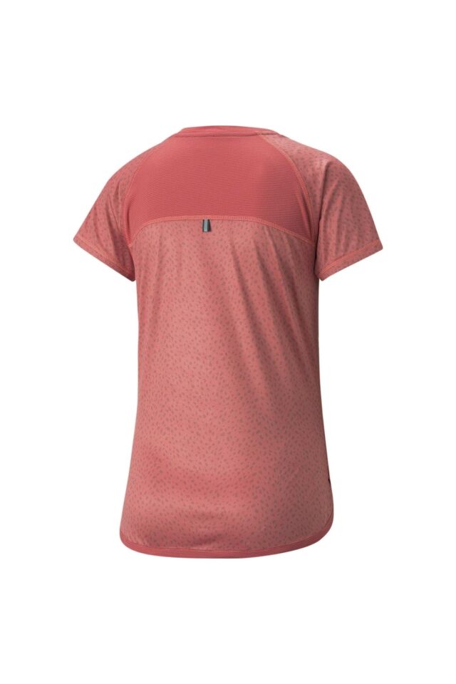 Kısa Kollu Baskılı Kadın Koşu T-shirt