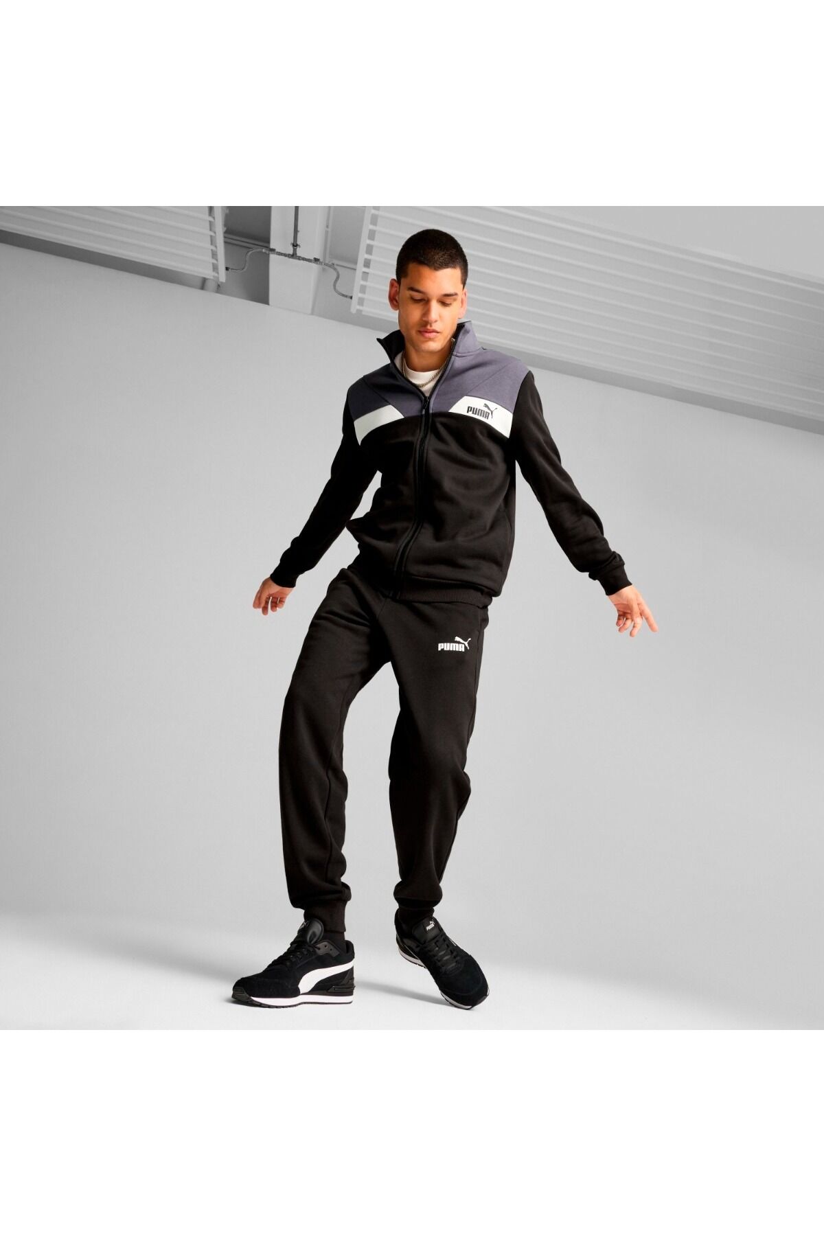 Power Erkek Siyah Eşofman Takımı