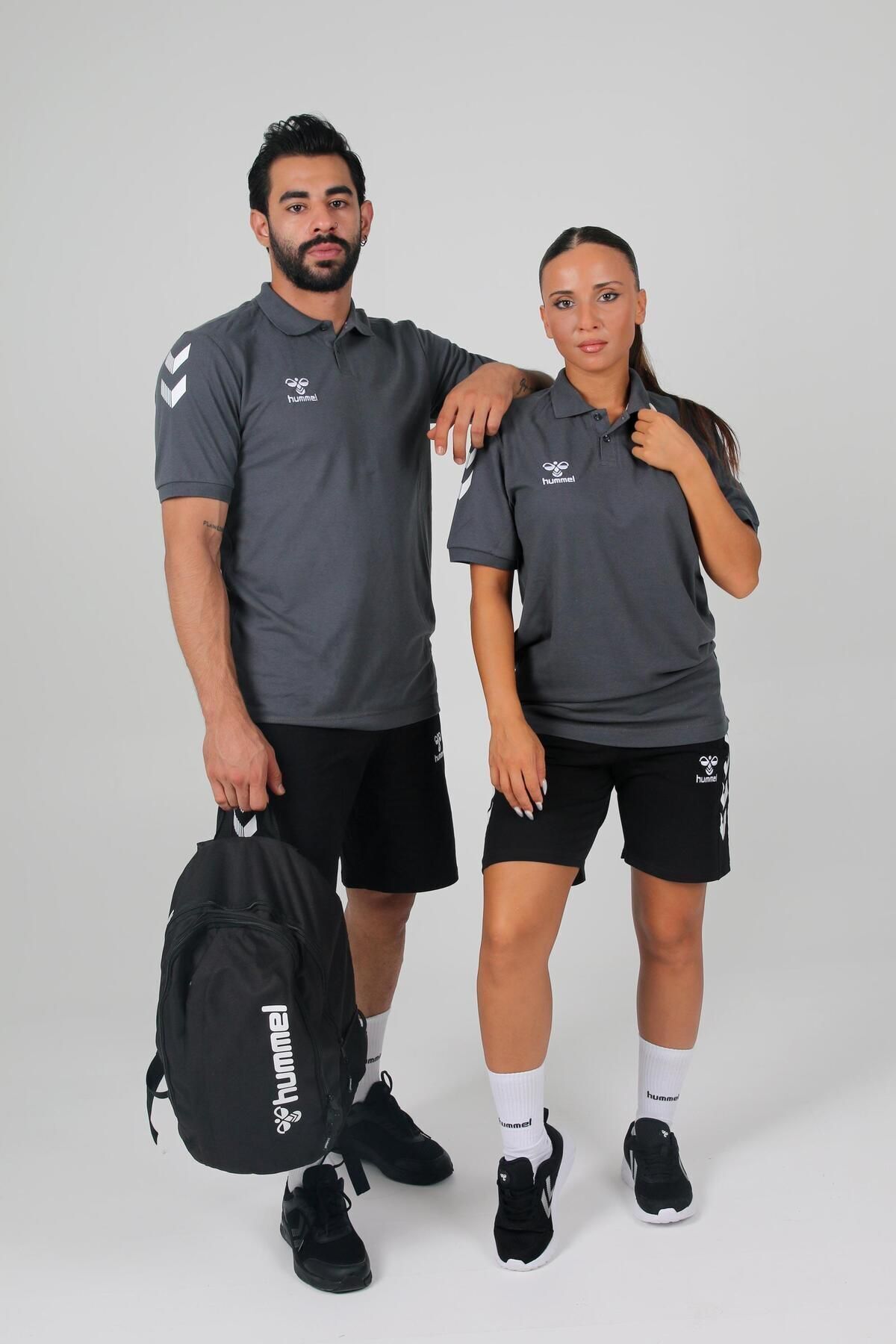 Armin Pamuklu Polo Yaka Tişört Antrasit