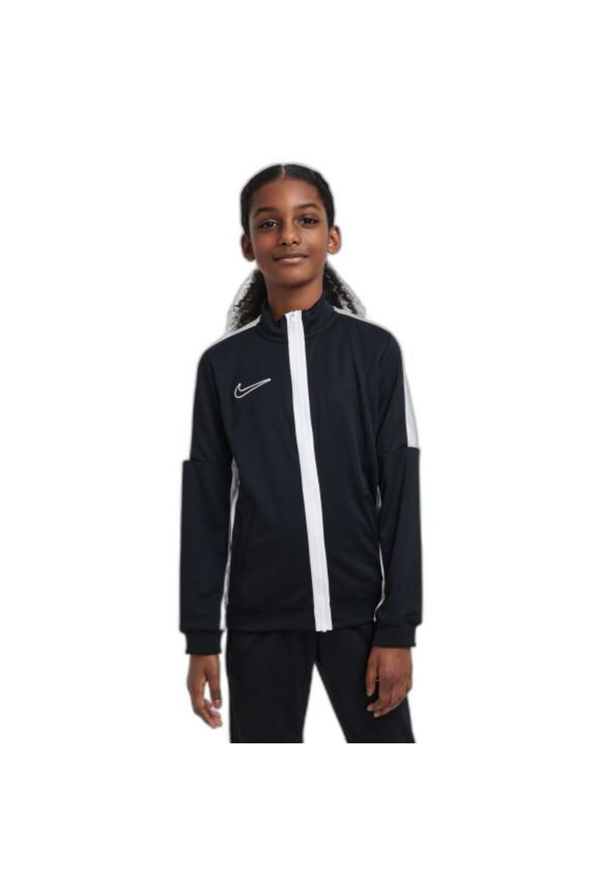 Dr1695-100 Dri-fıt Academy Çocuk Spor Ceket Siyah - XL