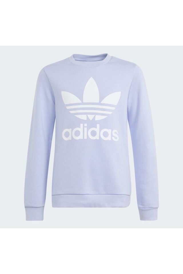 Trefoil Crew Sweatshirt Violet Tone - 11-12 Yaş