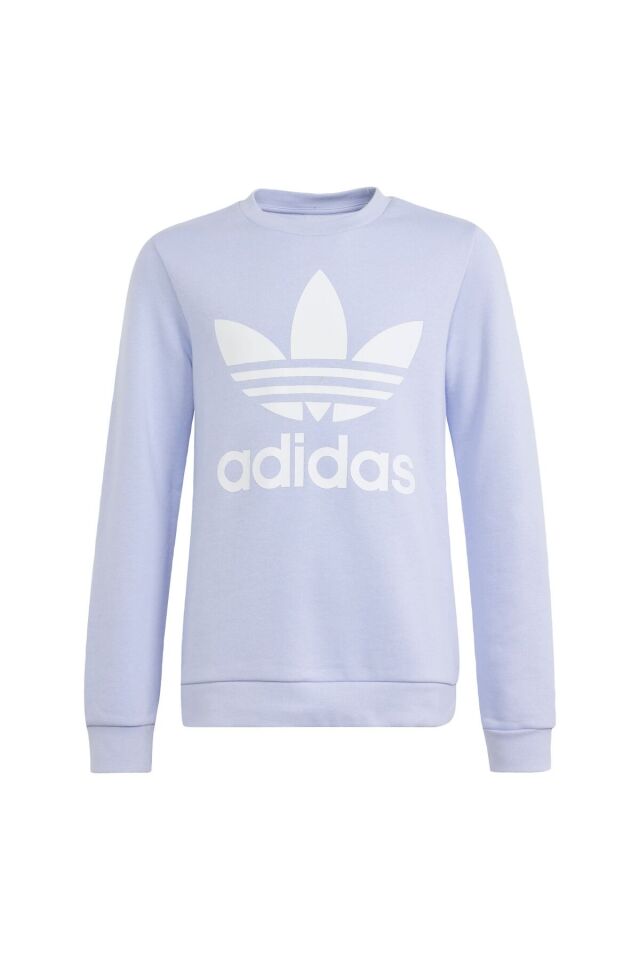 Trefoil Crew Sweatshirt Violet Tone - 11-12 Yaş