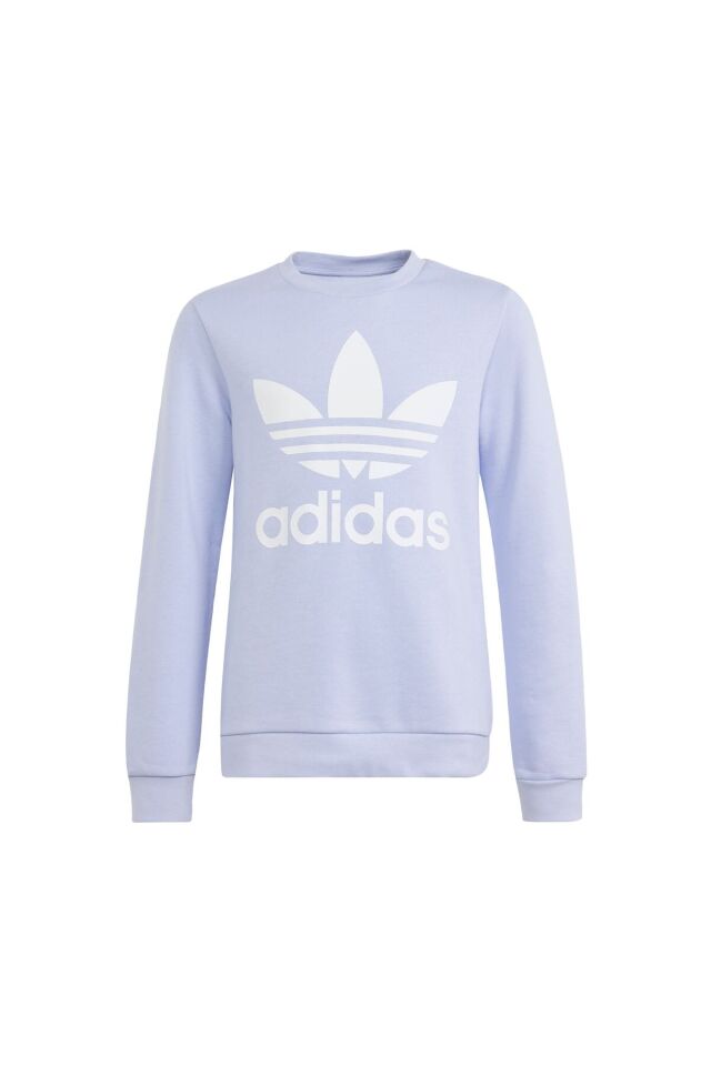 Trefoil Crew Sweatshirt Violet Tone - 11-12 Yaş