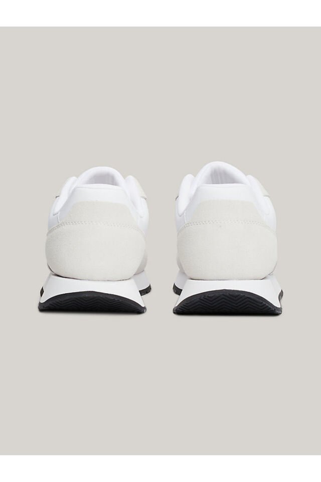 Erkek Marka Logolu Süet Üst Kısımlı Geri Dönüştürülmüş Polyster Astarlı Kauçuk Tabanl