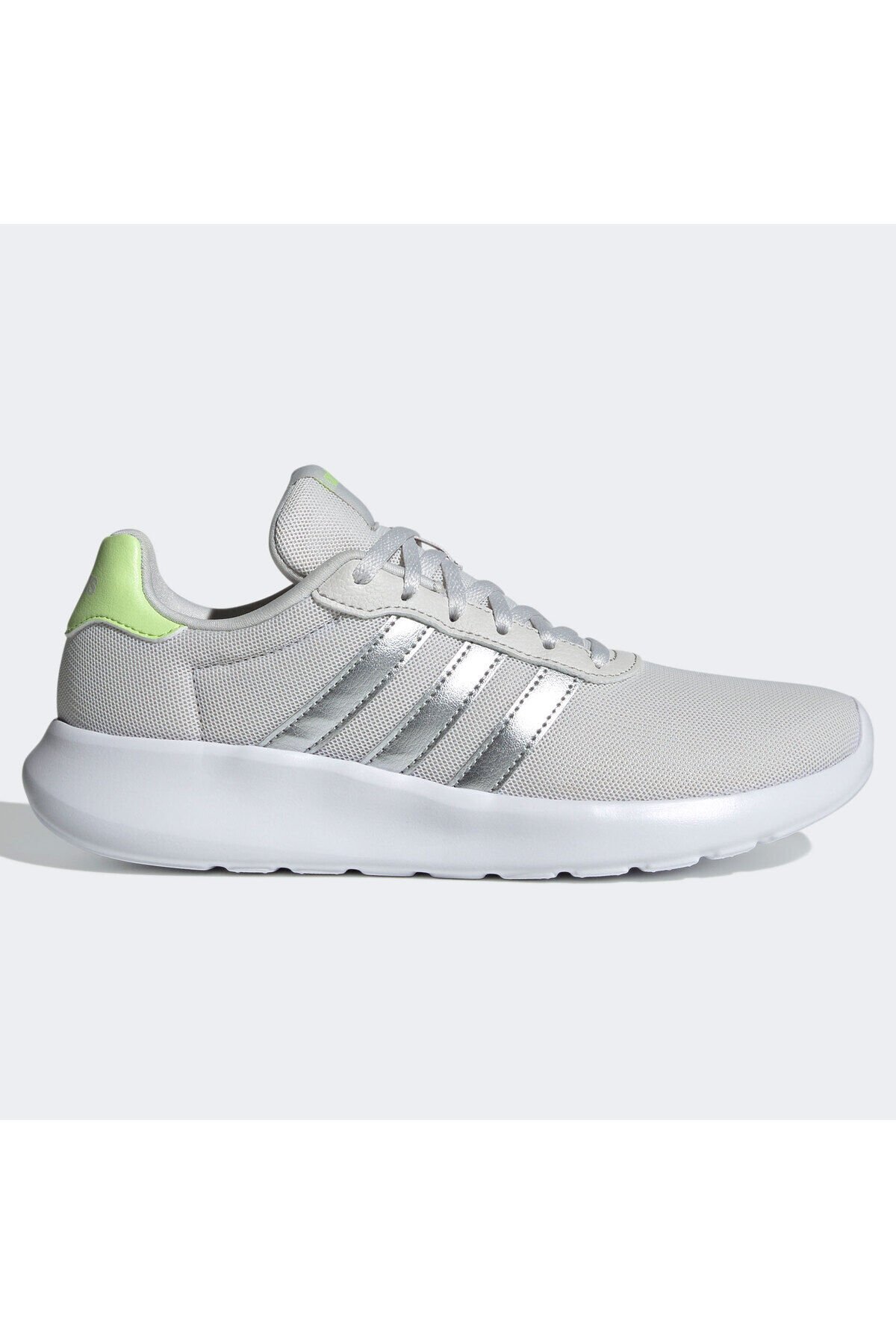 Lıte Racer 3.0 Gri Kadın Spor Ayakkabı Ig3612 Grey One / Silver Metallic / Pulse Lime - 38,5