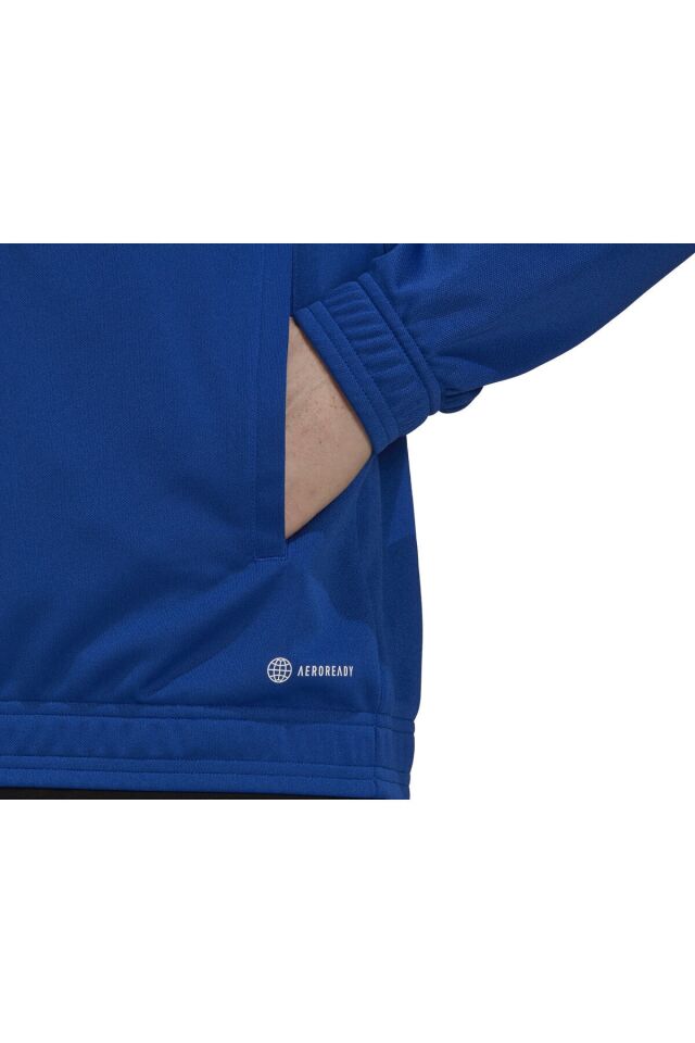 Ent22 Tk Jkt Erkek Futbol Antrenman Ceketi HG6287 Mavi