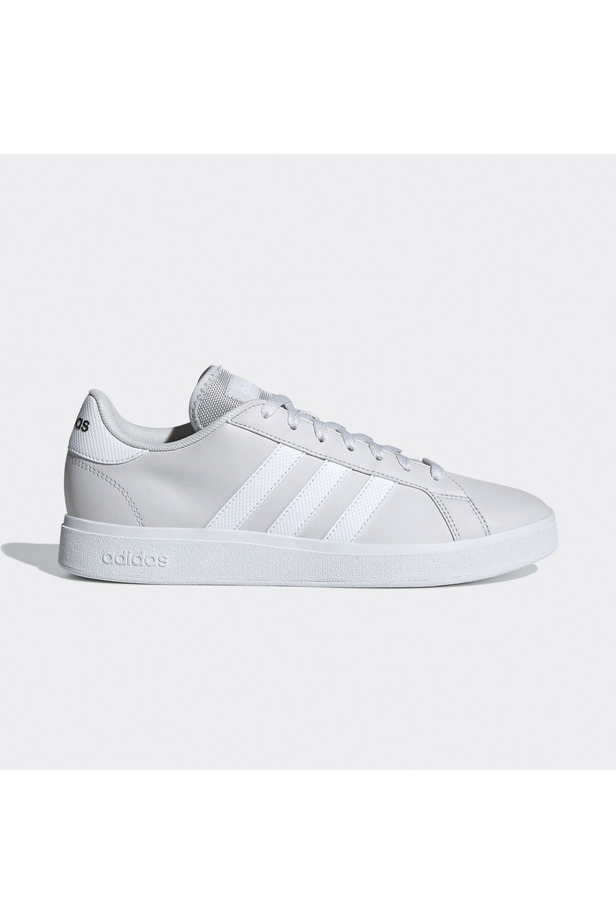 Grand Court Base 2.0 Erkek Gri Günlük Spor Ayakkabı Dash Grey / Cloud White / Grey Five - 42