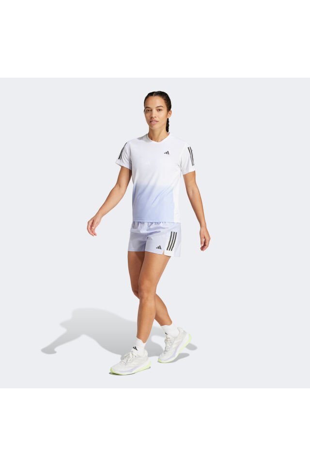 Own The Run Climacool Colorblock Kadın Beyaz T-Shirt