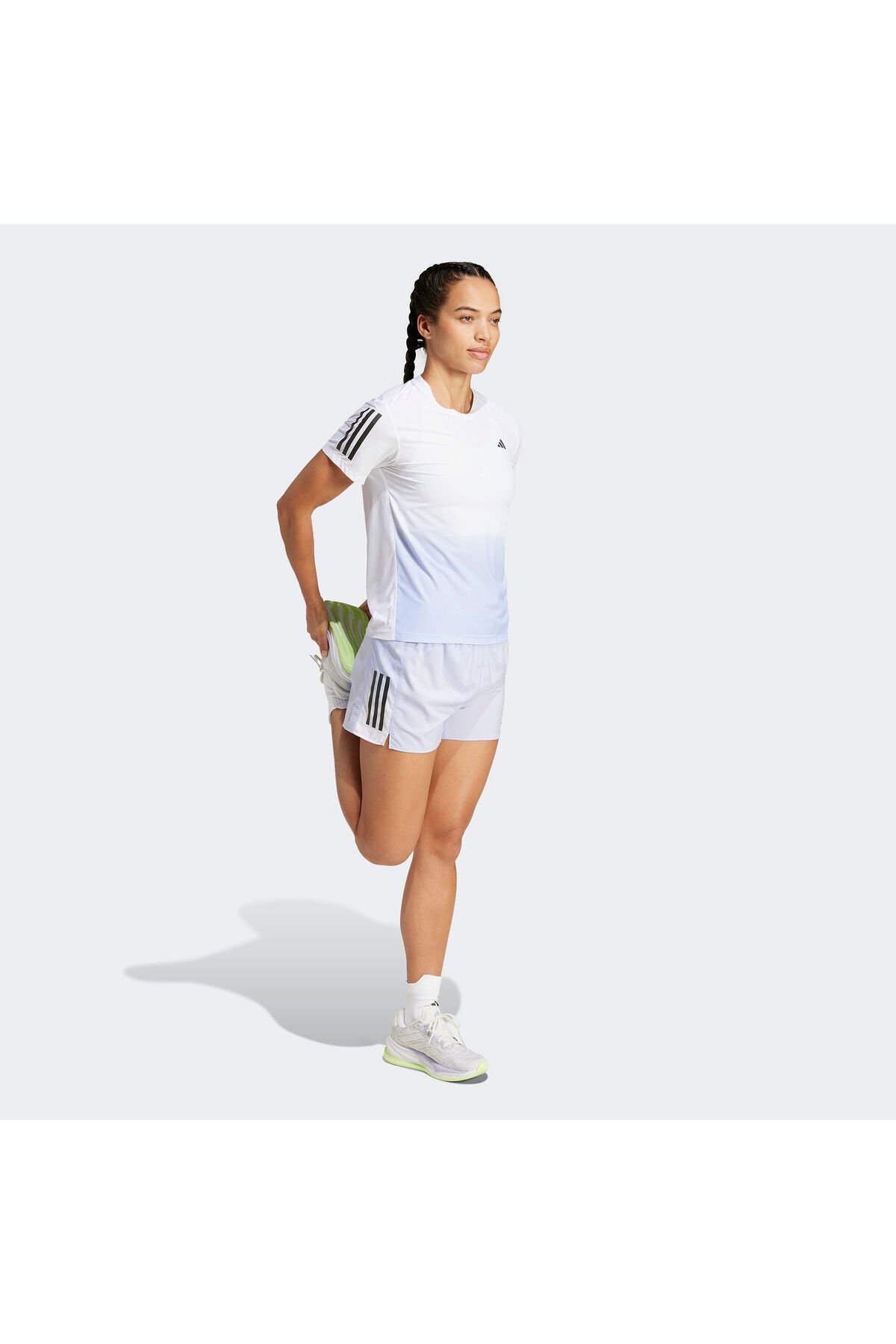 Own The Run Climacool Colorblock Kadın Beyaz T-Shirt